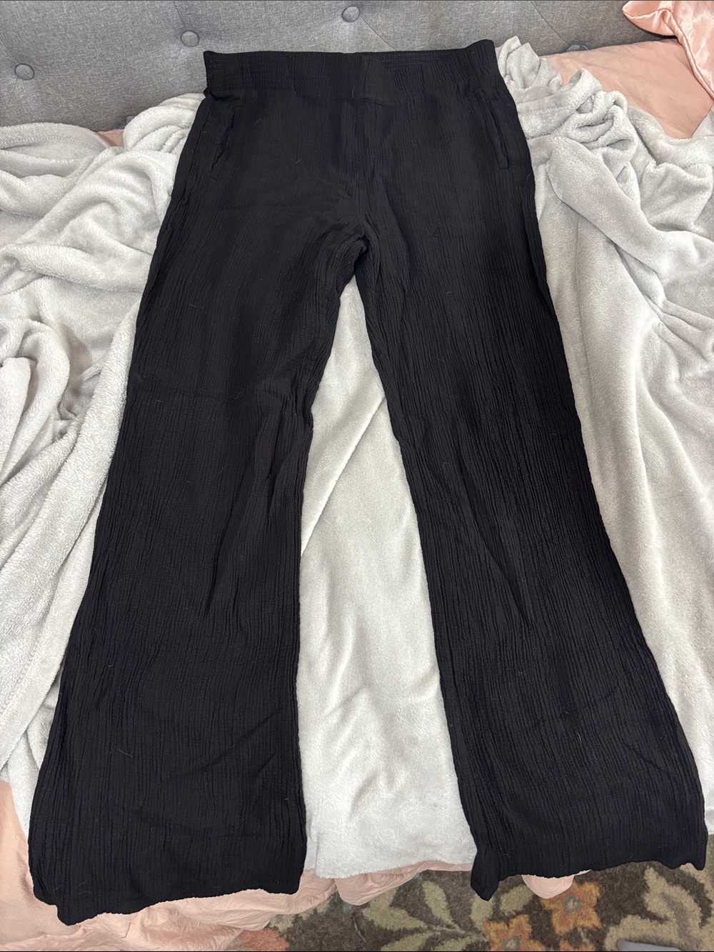 Zara Black Wide Leg Pants